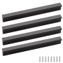 Pack Of 4 Streamline Cabinet Handles Drawer Pulls - 20.5CM Black