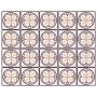 Compatible With Living Room 20PCS Waterproof Diagonal Floor Tiles