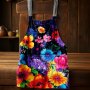 Midnight Garden Medium Length Apron