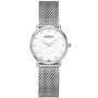 White Dial Stainless Steel Woman's Watch 16915/51B