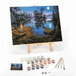 Ledgebay Diy Paint By Numbers Kit For Adults Framed Canvas: Beginner To Advanced Paint By Numbers Kit Kits Include Acrylic Paint