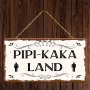 Charming Retro Toilet Sign - Waterproof & Dustproof Acrylic Wall Art For Family Bathroom Decor 8.5x19.5cm