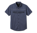 Men’s 1 Racing Performance Short Sleeve Shirt – Ombre Blue