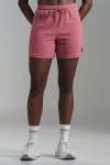 Scoop Hem Active Shorts - XL Dusty Pink