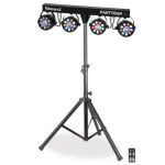 Beamz Partybar 3 : 4 X Parcans 9 X 1W Rgbw & 4 X Magic Ball