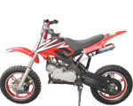 50CC 2 Stroke Econo Air-cooled 3HP Mini Dirt Bike - Red 4-10 Years