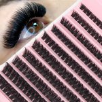 Luxurious Curly & Thick Diy Lash Extensions Kit - Waterproof Mink 9-16MM Ultra-lightweight 200 Clusters 3D Effect For Natural To