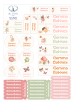 School Labels : Fairy Garden Theme
