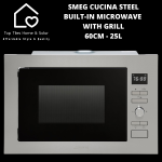 Smeg Cucina Built-in Microwave With Grill - 60CM - 25L