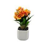 Orange Pansy In Pot 30CM