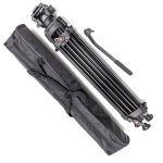 Heavy Duty 10KG Capacity Pro Fluid Head Tripod For Video Mirrorless & Dslr Cameras With Hydraulic Damping