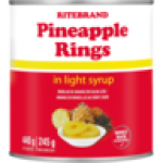 Pineapple Rings In Light Syrup Can 440G