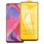 For Oppo A74 5G / A74 4G 9D Full Glue Full Screen Tempered Glass Film