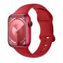 Soft Silicone Waterproof Sport Watch Band For Apple - Red