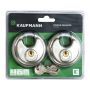 Padlock Discus 70MM S/steel 2PACK