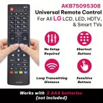 Universal Remote Control For All LG Smart Tv Lcd LED Oled Uhd Hdtv Plasma Magic 3D 4K Webos Tvs AKB75095307 AKB75375604 AKB75675