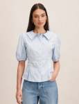 Gracie Bubble Sleeve Shirt - 20 Soft Blue