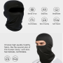 Black Ninja Mask - Windproof Breathable Balaclava For Cycling & Skiing Sun Protection Ice Silk Headgear For Men & Women