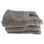 Big And Soft Luxury 600GSM 100% Cotton Towel Bath Sheet Pack Of 3 - Pebble