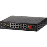 12-PORT Managed Poe Switch 24V-48V Dc Poe + 2SFP Uplink Ports 250W NTX-WS-12250-DC-NTX-WS-12250-DC