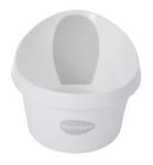 Toddler Bath White grey