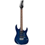 Ibanez Gio GRX70QA-TBB Electric Guitar : Transparent Blue Burst