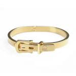 Goldair Gold Buckle Bracelet - Size B Inner Circumference: 22CM. Width: 8MM