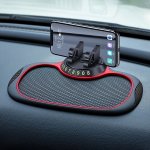 Multi-functional Car Anti-slip Mat & Phone Mount 360ROTATING Swan Bracket.silicone Dashboard Car Pad Mat Instrument Panel Bracke