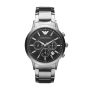 Emporio Armani Armani Renato Silver Round Stainless Steel Men's Watch - AR2434