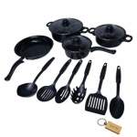 Smte 13-PIECE Premium Cookware Set For Culinary Excellence SK1-1+SMTE Keyring With Keychain
