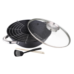 28CM Foodies Collection Wok With Lid