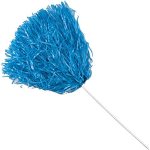 Anderson's Premium Columbia Blue School Spirit Shakers Cheerleader Pom Poms Sports Fan Football Basketball Homecoming Squad Team