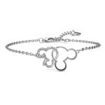 DESTINY Minnie And Mickey Mouse Bracelet With Crystals From Swarovski