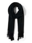 Poppy Pashmina Scarf - 0 Black
