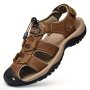 Men's Outdoor Sport Sandals Comfortable Breathable Non-slip Water Shoes Lightweight Hollow Out Slide For Summer Hiking Beach