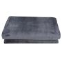 Solid Color Flannel Blanket Multi Functional All Season Use For Sofa Nap