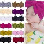 Big Lux Bow Headband White