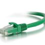 Acconet CAT6 Utp Flylead 3 Meter Straight Stranded Cable Moulded Boots And Plugs Green