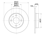 Stone Brake Disc Rear – Solid BR13938