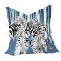 Silver Striped Zebra Luxury Scatter By Fifo Large