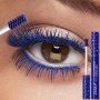 Waterproof Blue Mascara - Smudge-proof Fine Brush For Beginners Perfect For All Skin Types & Holiday Looks