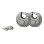 Discus Padlock 60MM Duo Pack