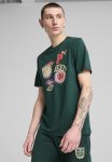 Puma Sports Legacy Front Graphic Tee - Dark Myrtle