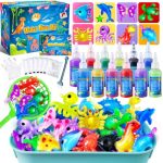 Kacwsoay Magic Water Elf Toy Kit For Kids - Water Pets With 12 Colors - Diy Squishies Maker Crafts Birthday Gifts For Boys And