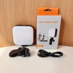 Rechargeable Clip-on LED Ring Selfie Light