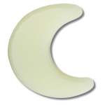 Glow In The Dark Crescent Moon Jibbitz