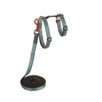 Rogz Cat H-harness & Lead Combination - Turquoise Moon