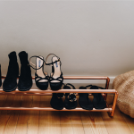 Copper Two Tier Shoe Rack