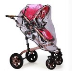 Clear Rain Wind Weather Cover Shield Protector With Ventilation To Fit Peg Perego Child Strollers Joggers Pliko Four
