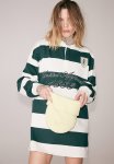 Motif-detail Rugby Shirt - White & Green